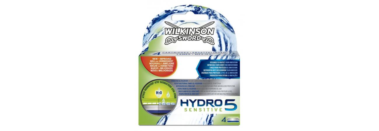 Сменные лезвия Schick Wilkinson Sword Hydro 5, 4 сменых лезвия